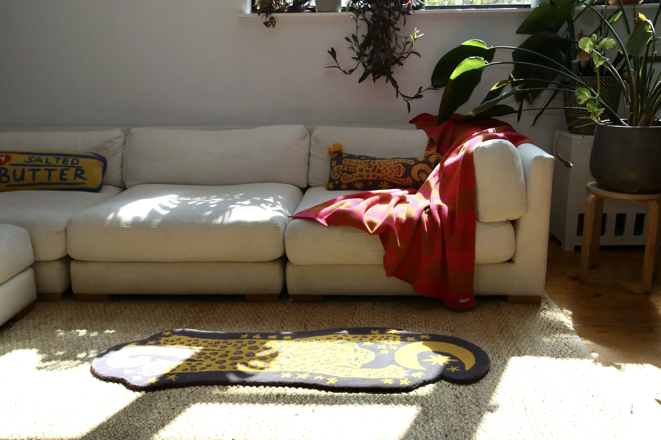 Moonlight Leopard Shape Rug — Calhoun & Co.